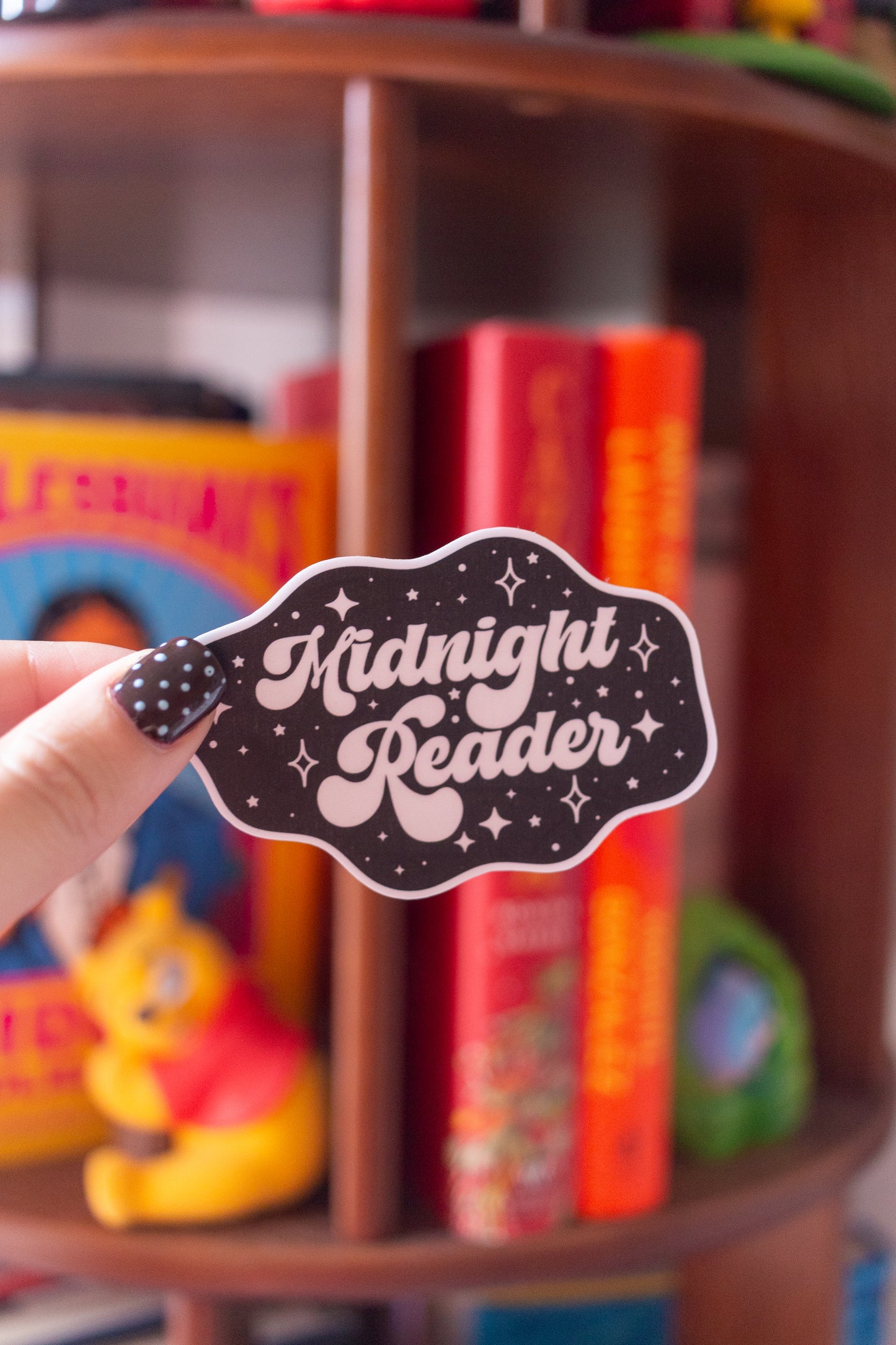 Midnight Reader Sticker