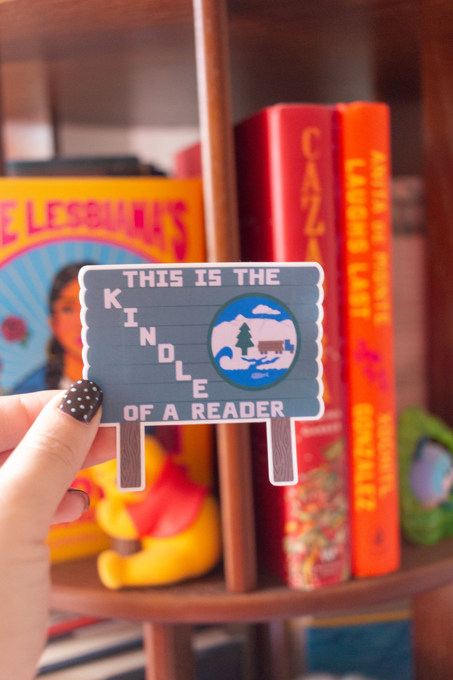 Kindle of a Reader Sticker