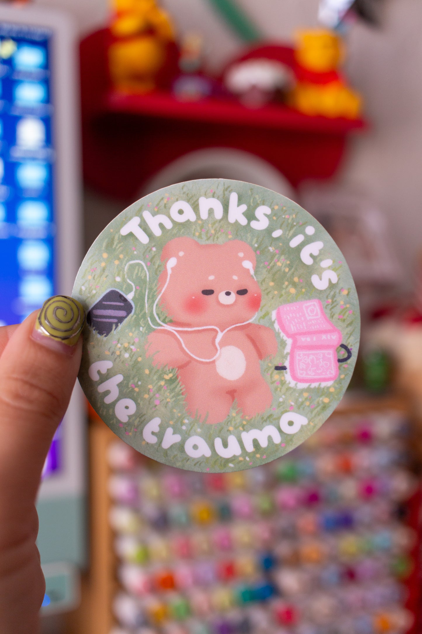 Thanks, It's the Trauma Sticker