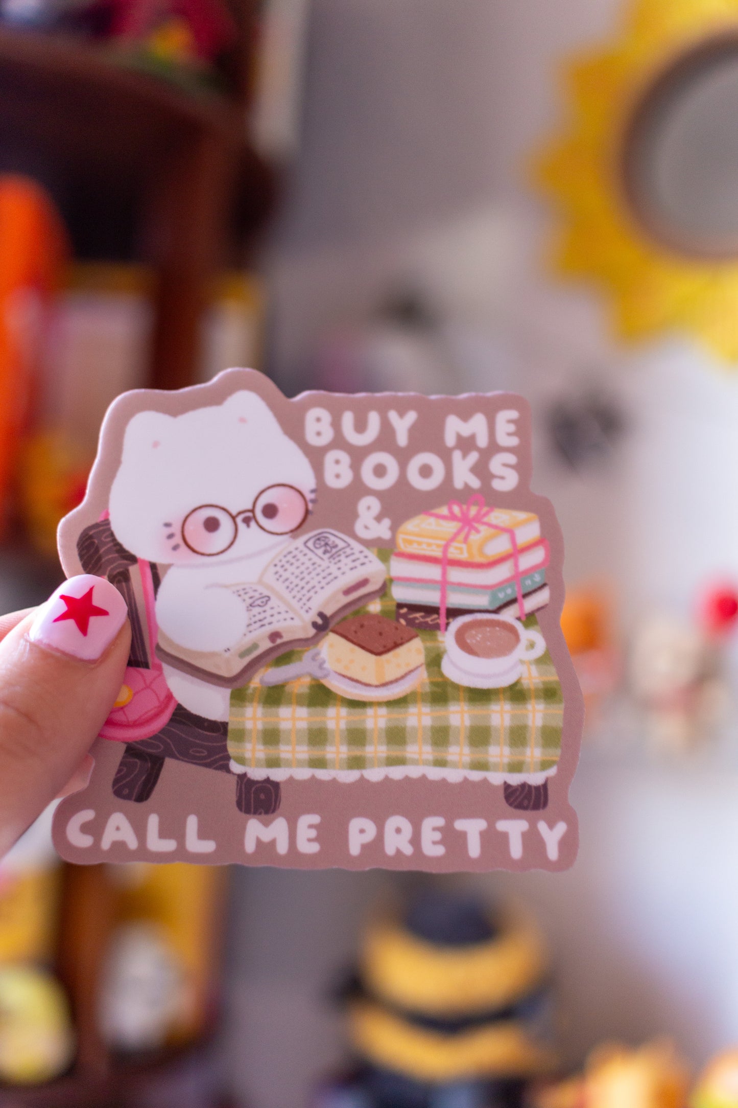 Books & Pretty Sticker