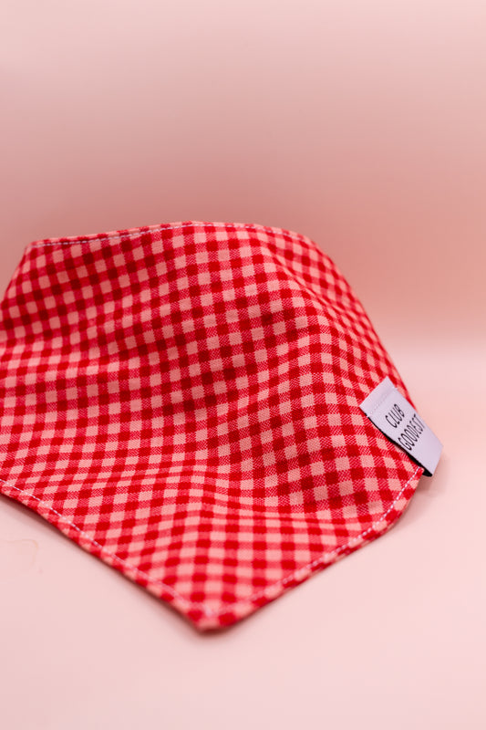 Red Gingham Bandana