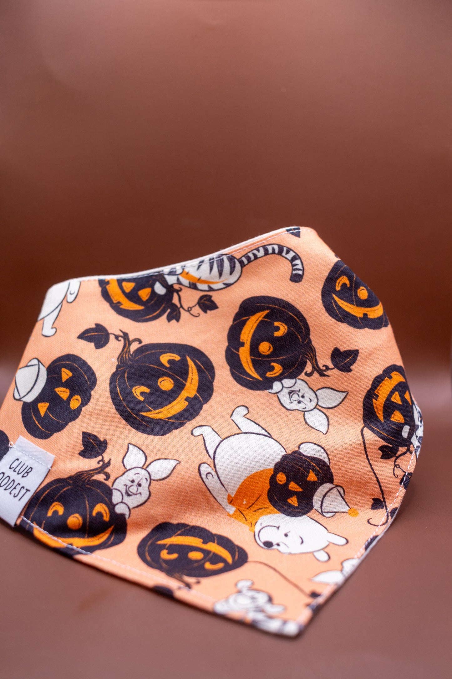 Little Pumpkin Embroidered Bandana