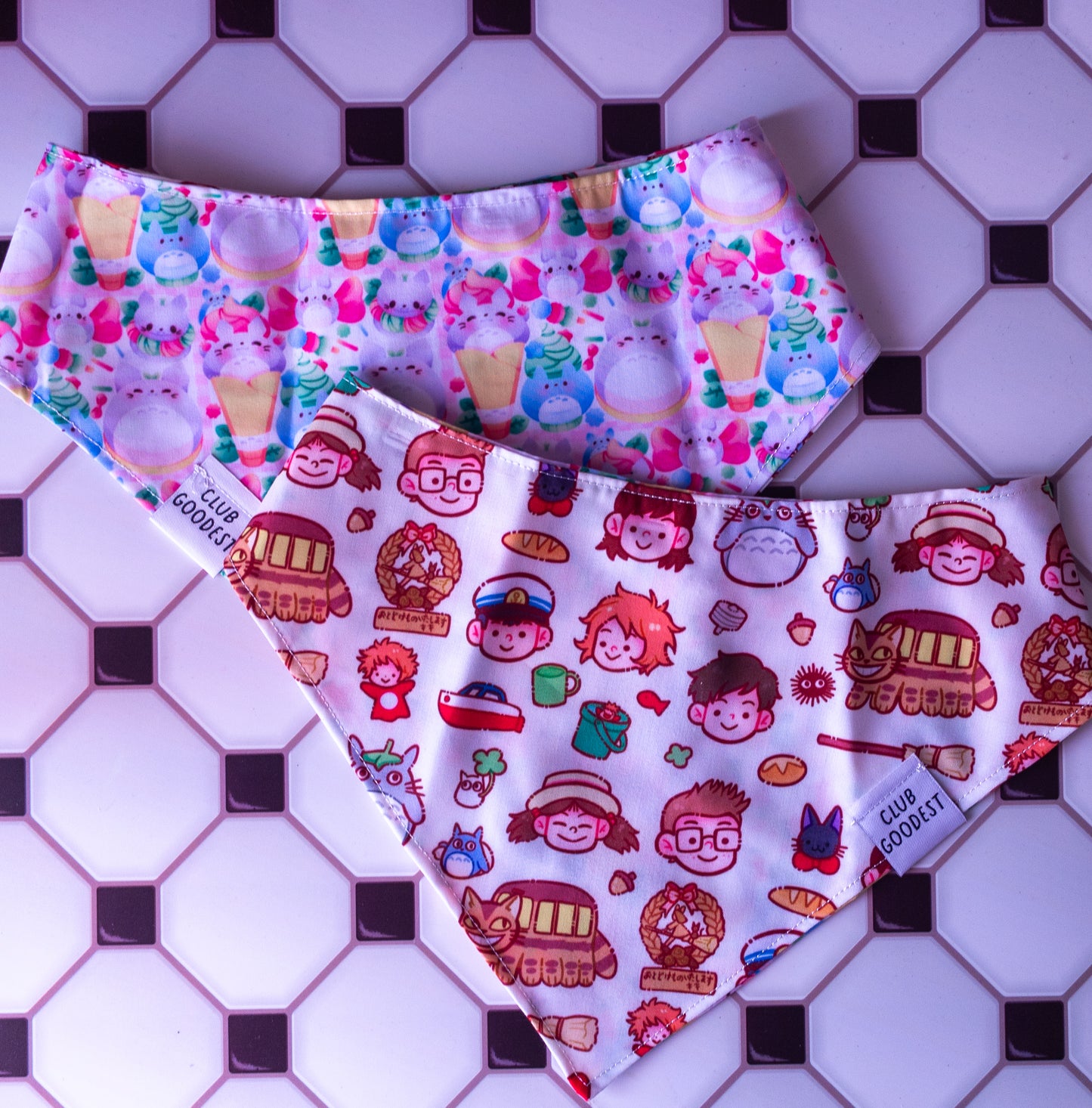 Japanese Characters Pet Bandana