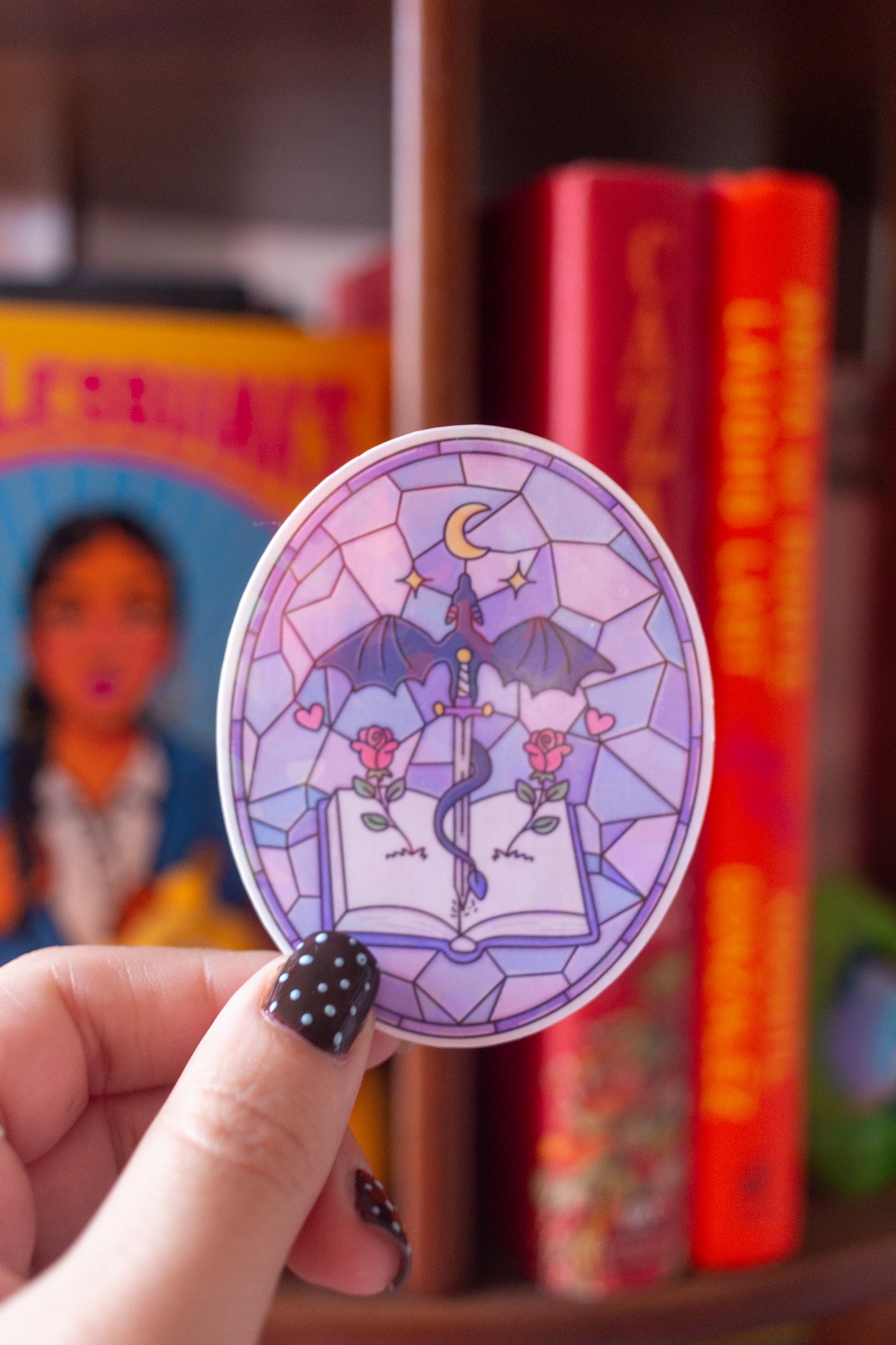 Fantasy Stained Glass Sticker