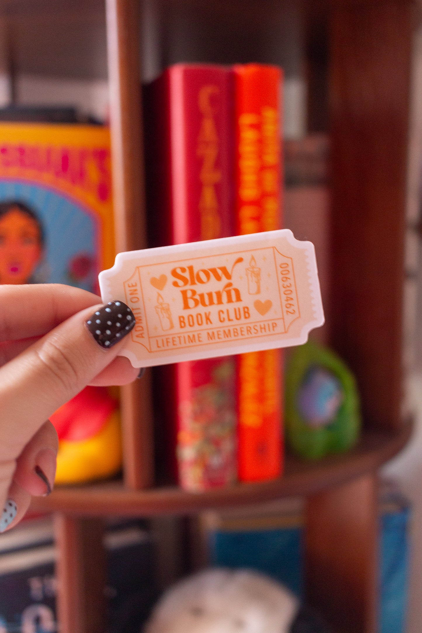 Slow Burn Trope Ticket Sticker