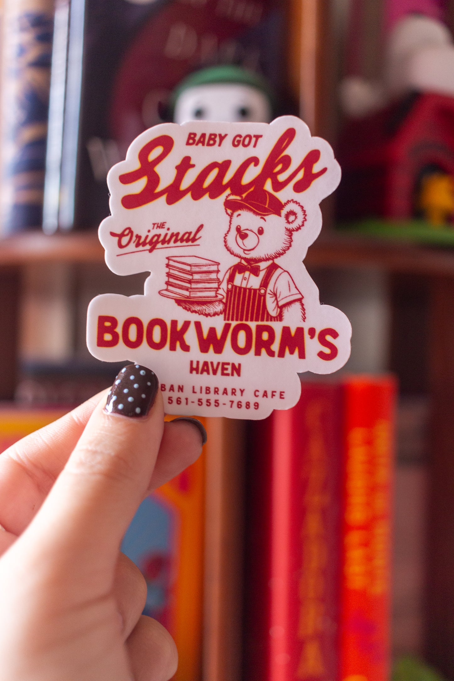 Bookworm's Haven Sticker