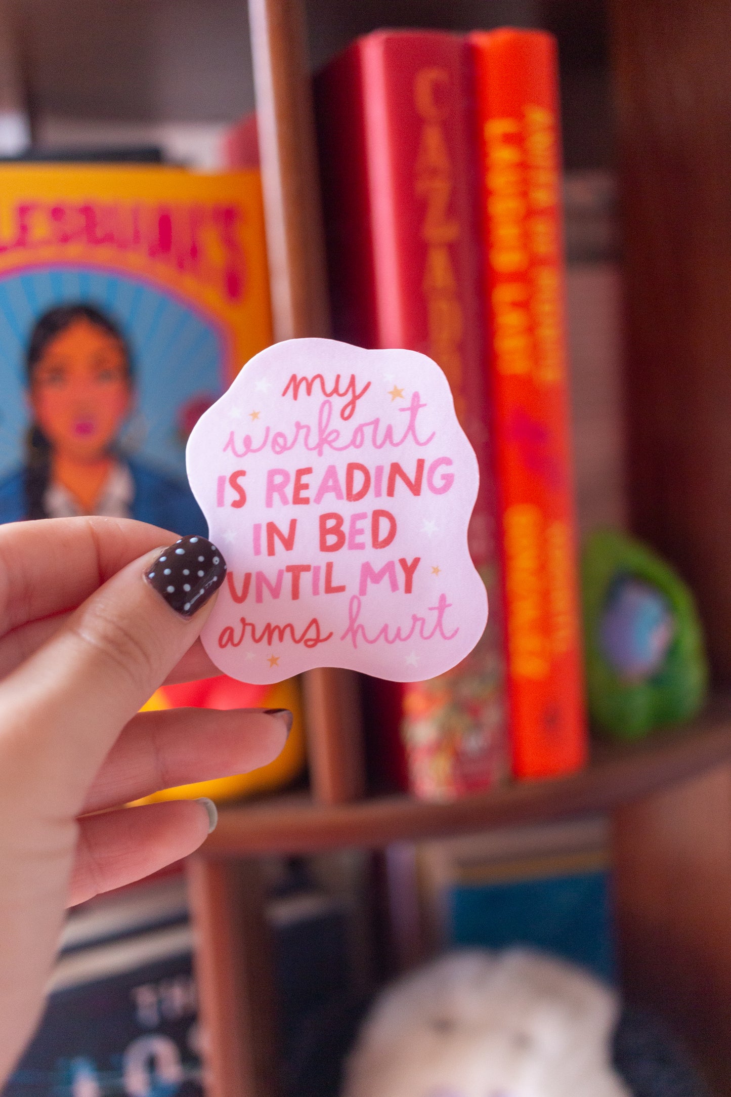 Reading is My Workout Sticker