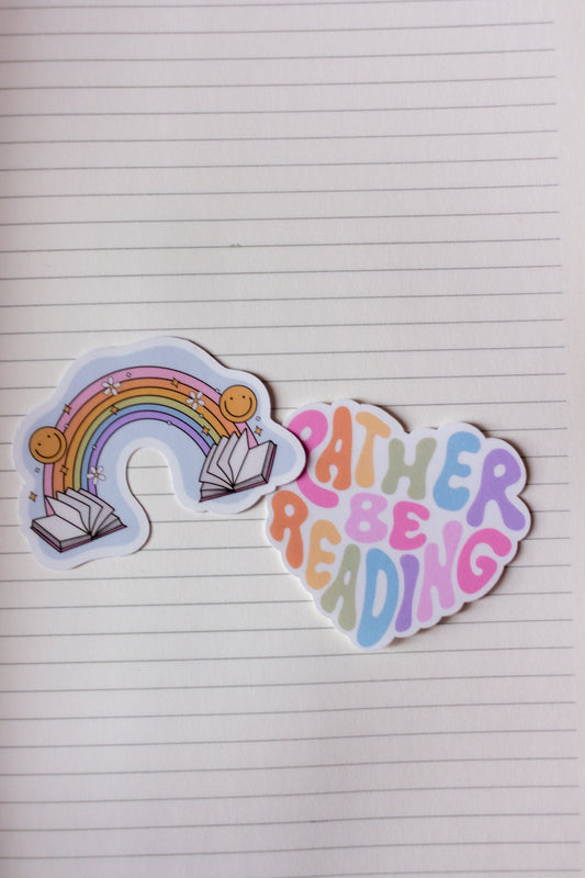 Book Lover Sticker Pack