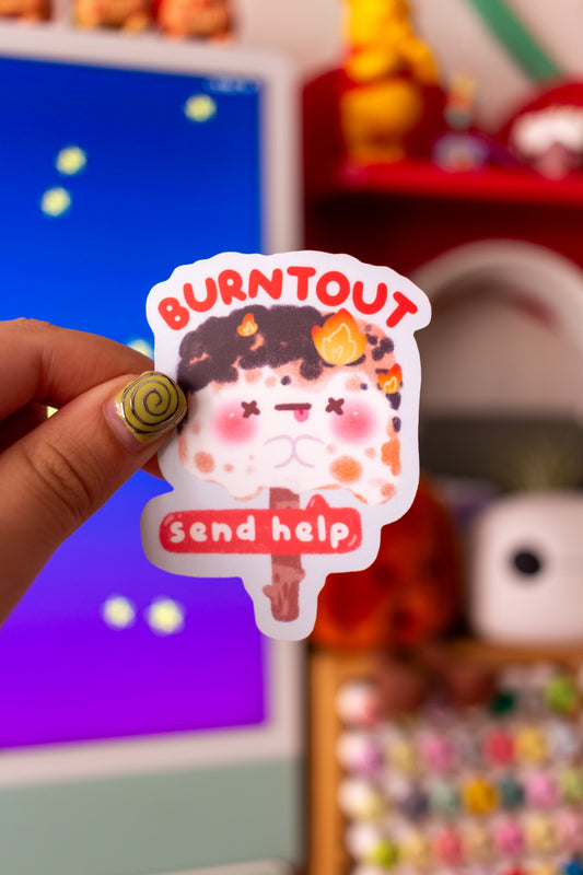 Burntout Sticker