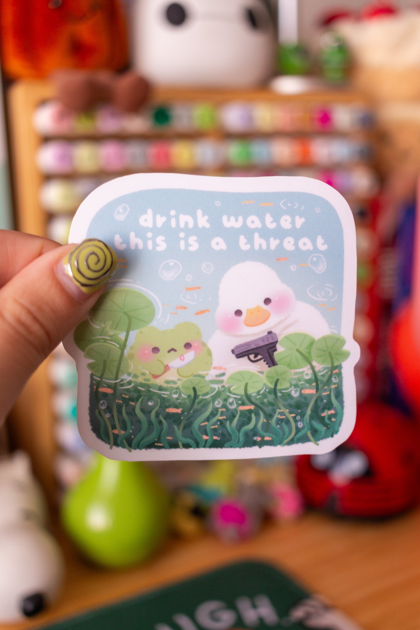 Drink Water Sticker