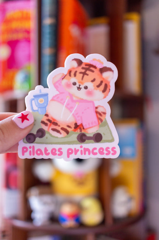 Pilates Princess Sticker