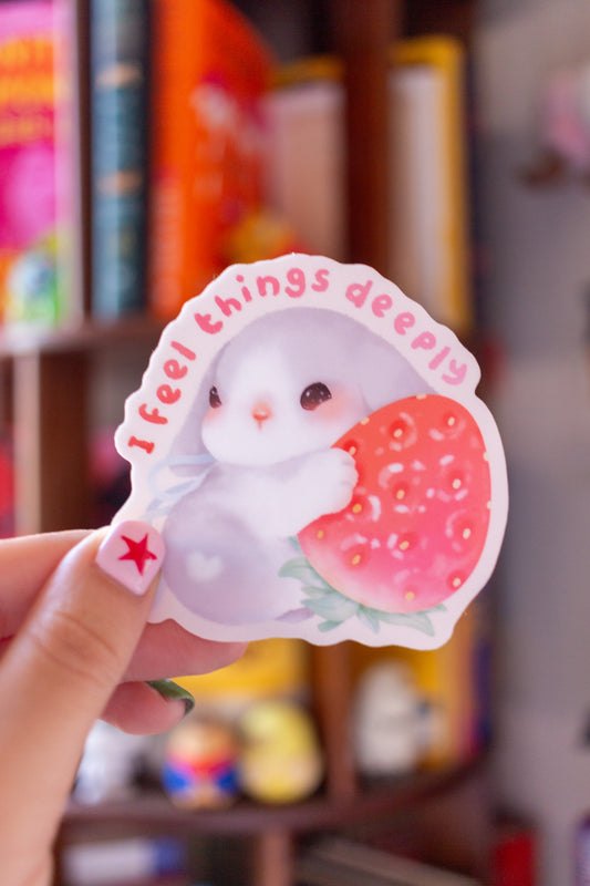 Feel Things Deeply Sticker