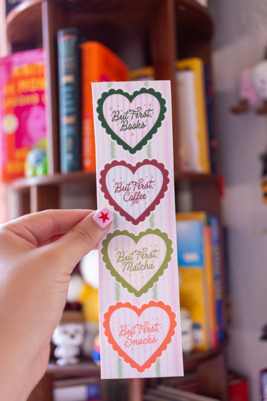 But First Narrow Sticker Sheet
