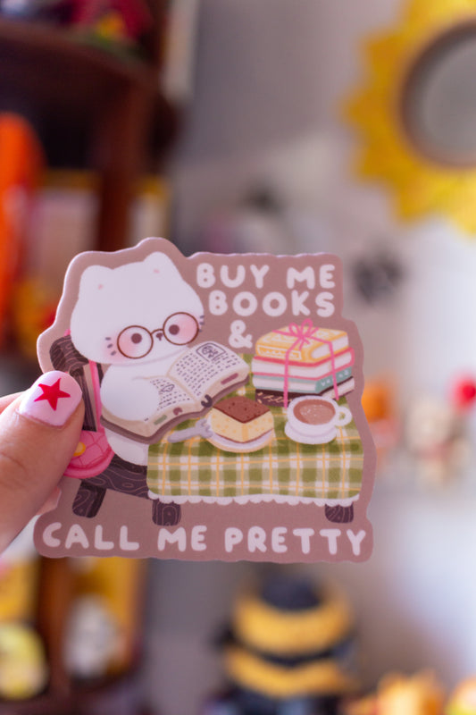 Books & Pretty Sticker