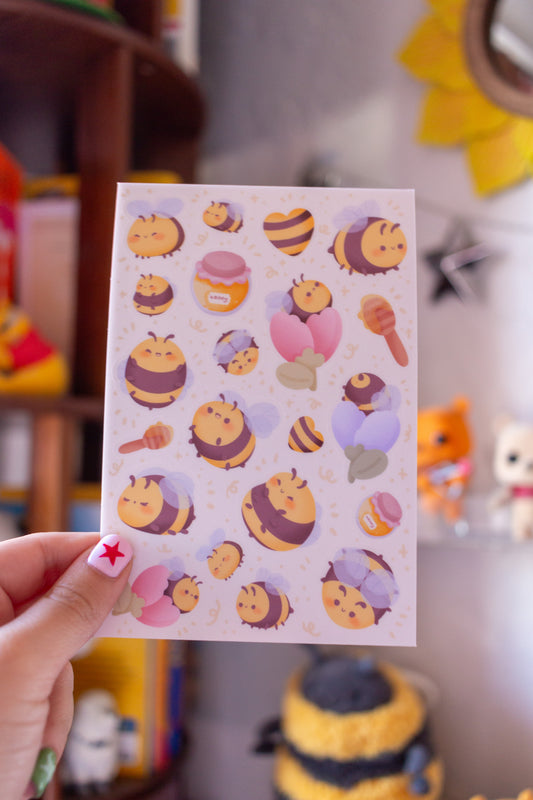 Bees Sticker Sheet