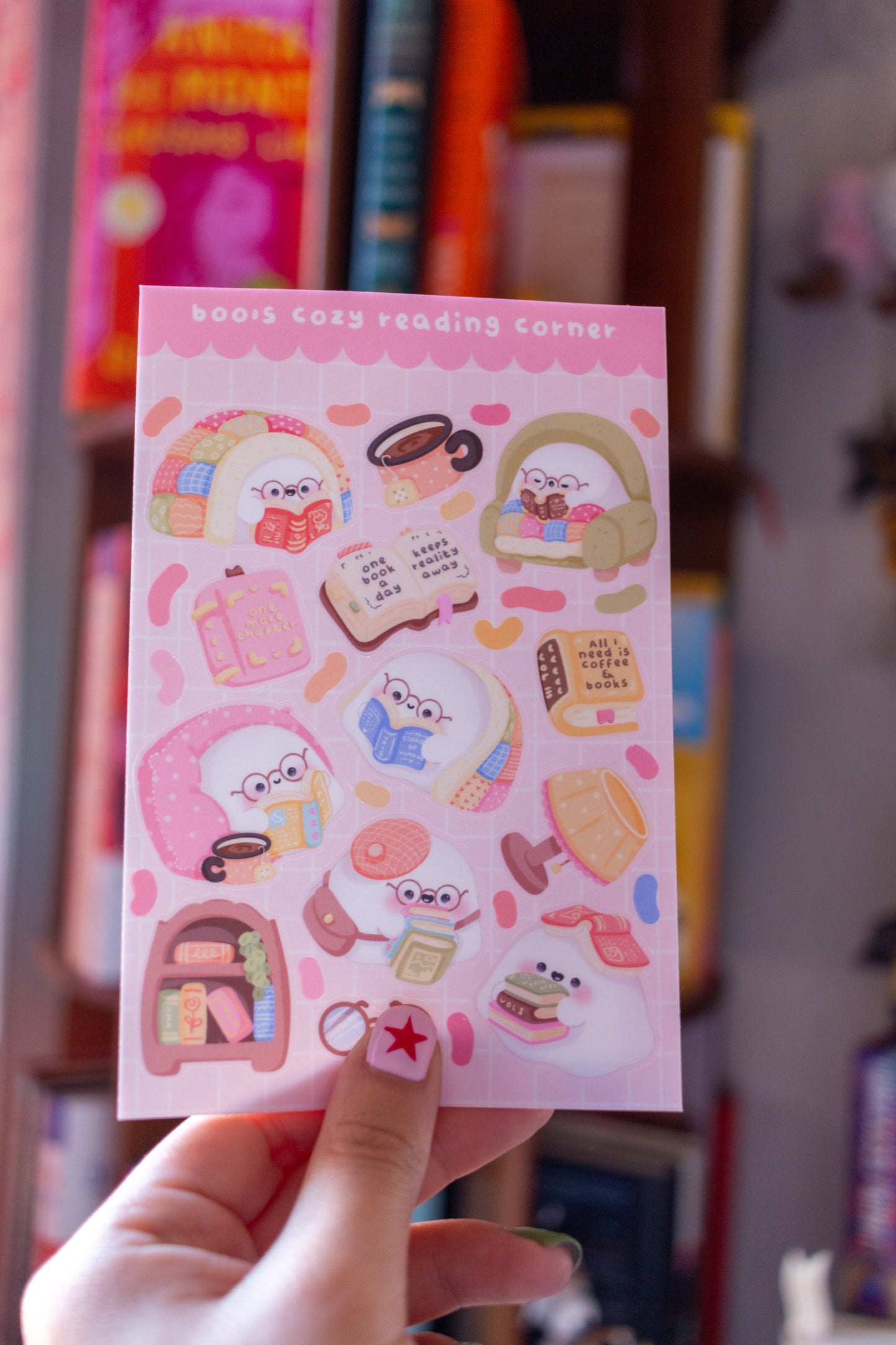 Boo's Reading Club Sticker Sheet